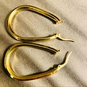 COPY - Ladies 14K gold hoop earrings